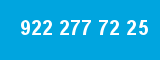 922 277 72 25